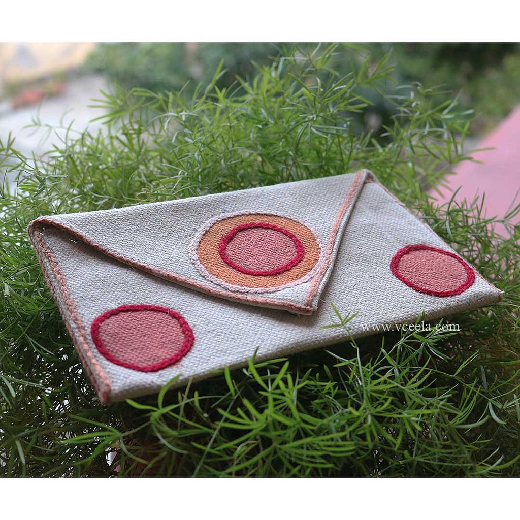 Embroidered Hand Clutch