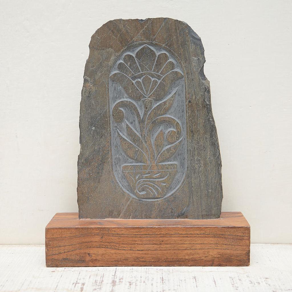 Carved Stone Panel