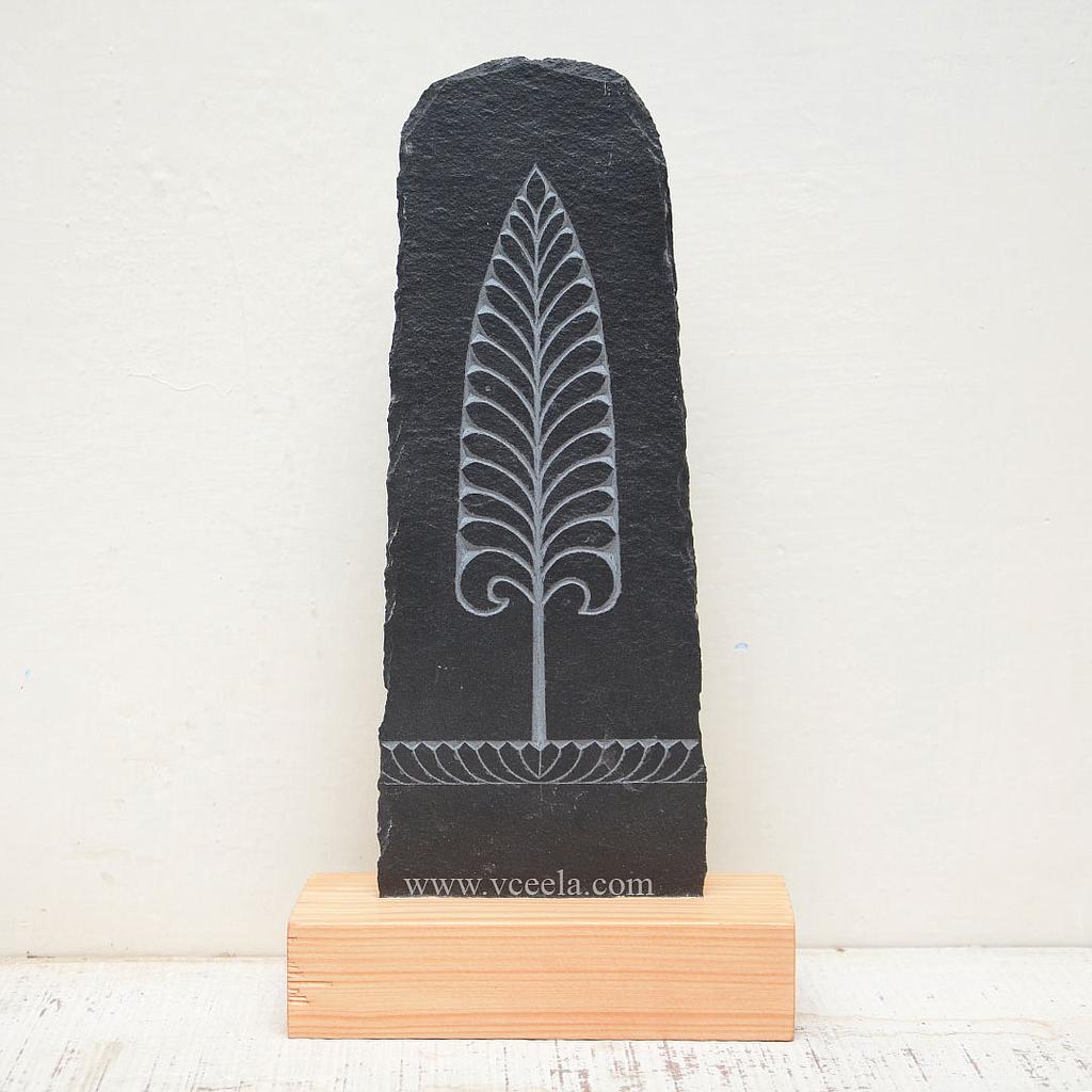 Carved Stone Panel