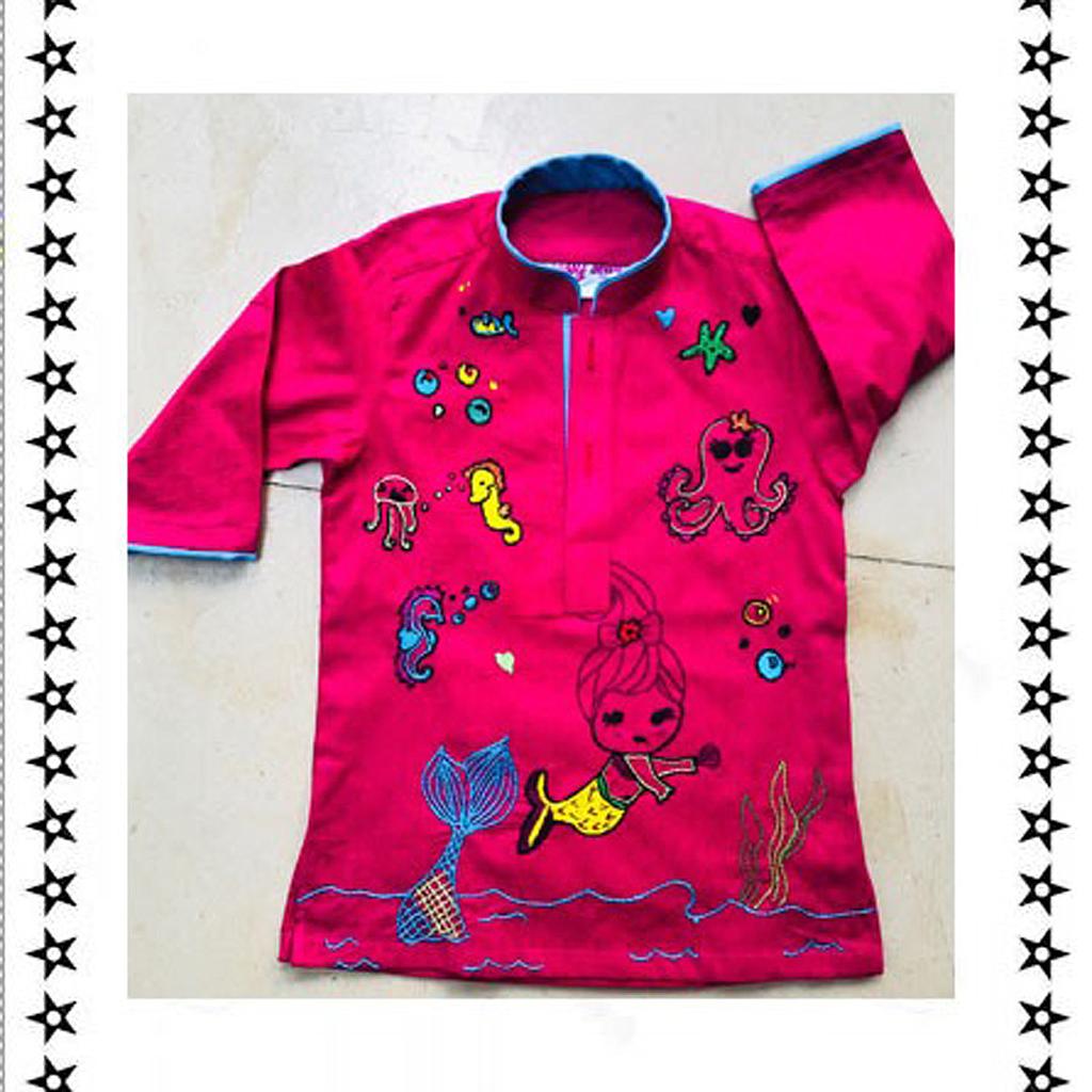 Baby Kurta - mermaids