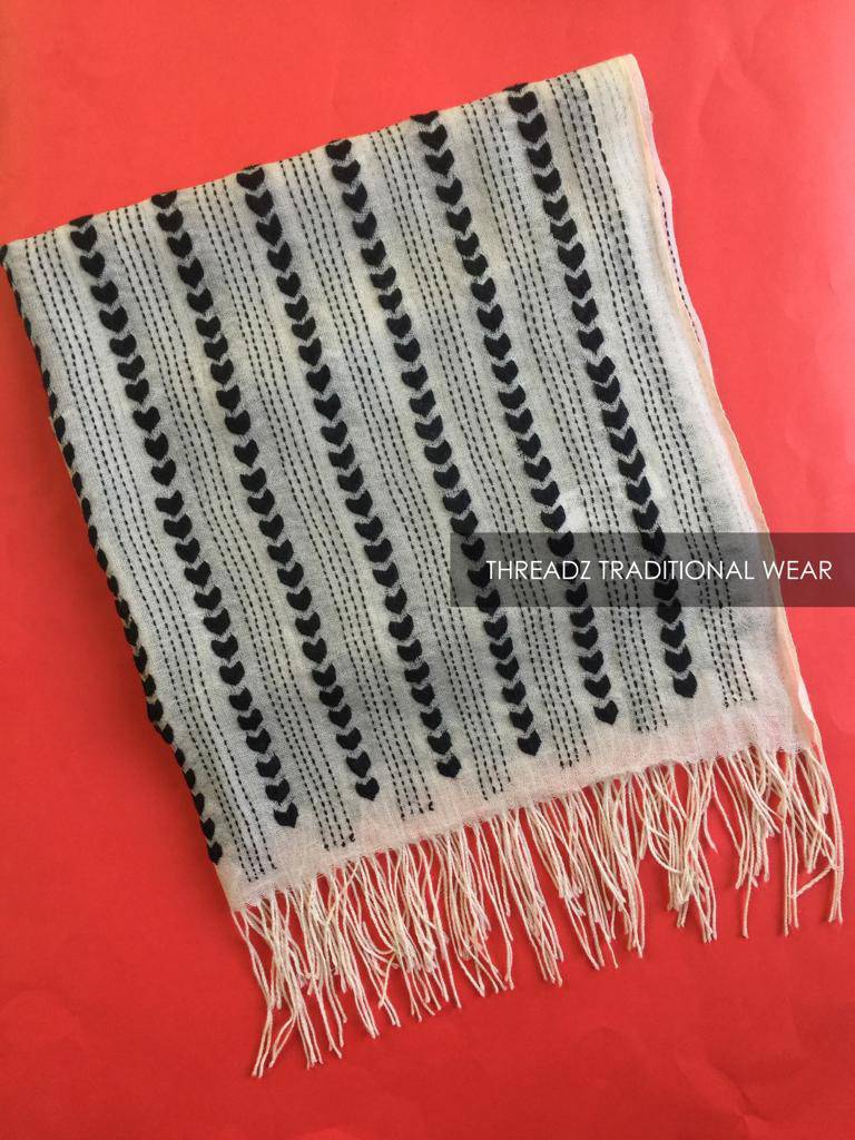 Pure Pashmina Embroidered Stole