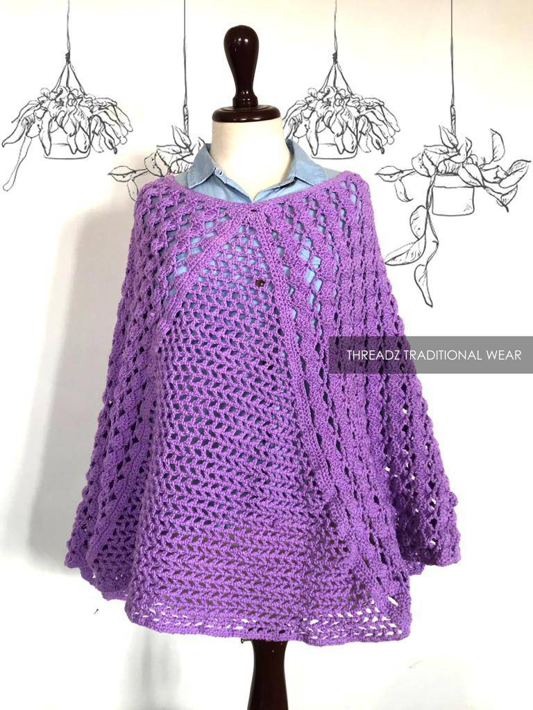 Handmade Woollen Poncho