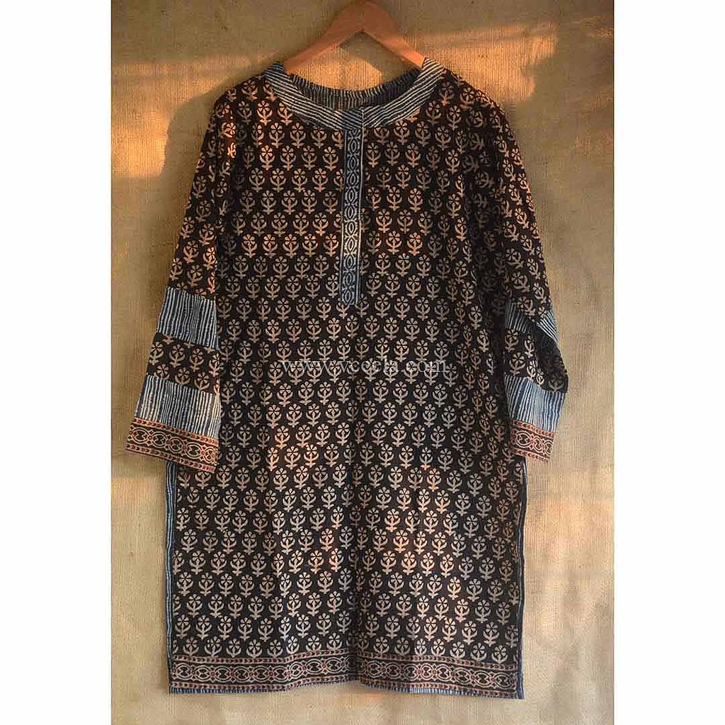 Ajrak Vegetable Dye Women Kurta