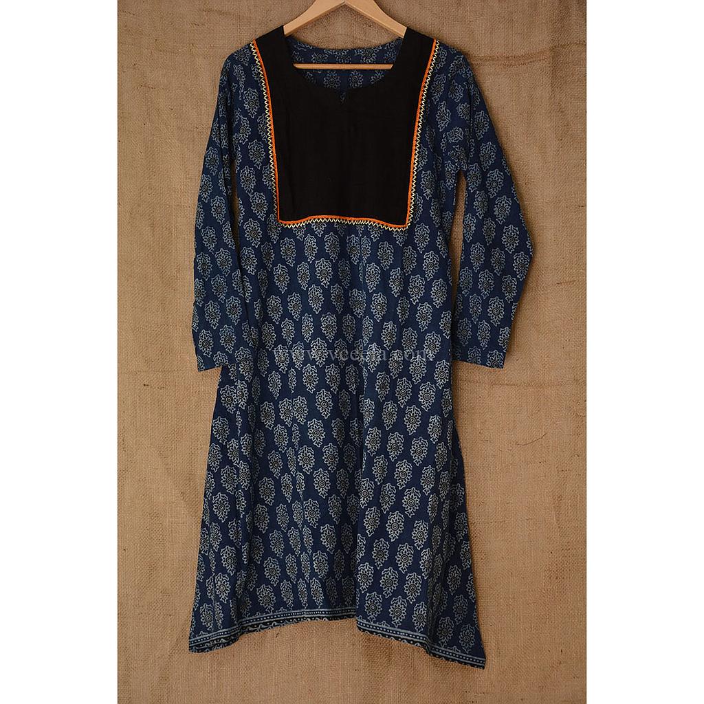 Handmade Block Printed Ajrak Shirt