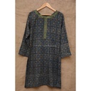 Handmade Block Printed Ajrak Shirt