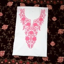 Ladies hand embroidered shirt piece