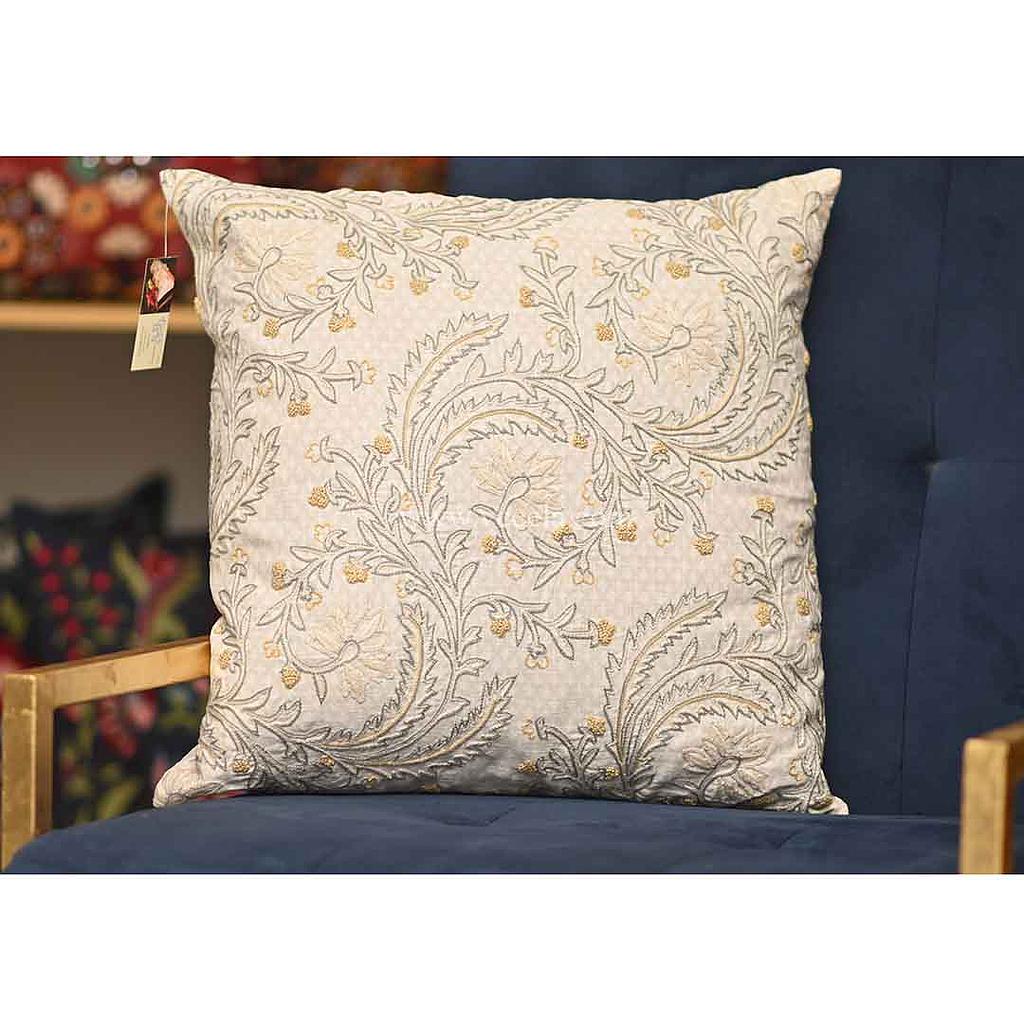Hand Embroidered Cushion Cover
