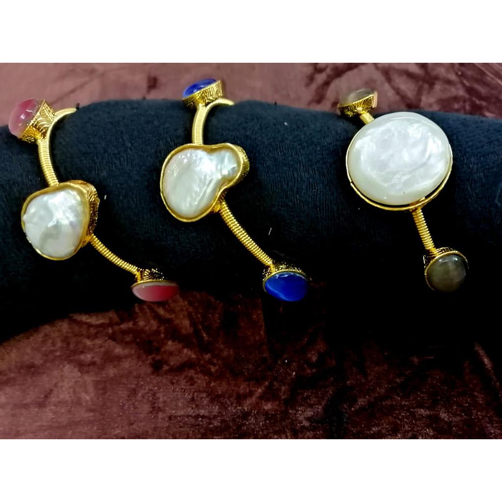 Pearl Spring Bangle
