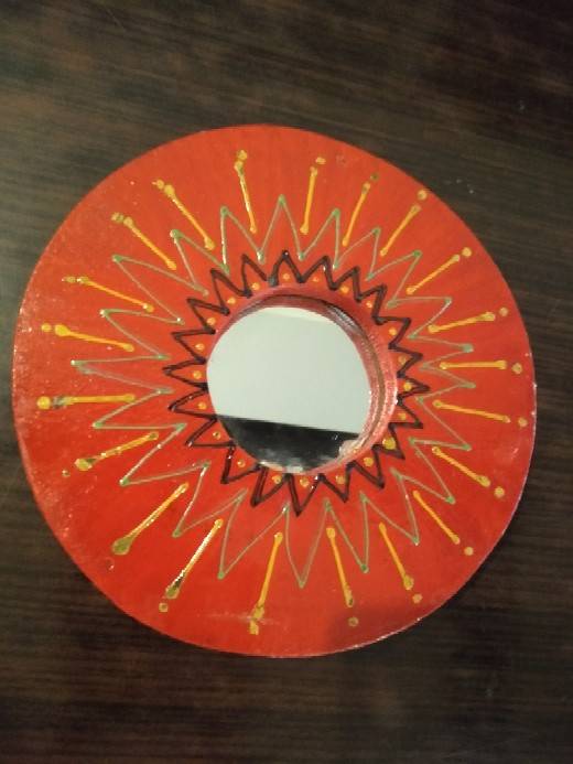 Hand Painted Mirror