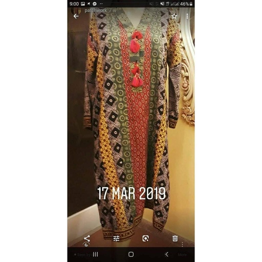 [PK2249-CF-ART-009800] Ajrak Patched Work Kurta