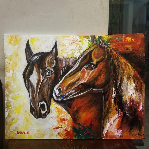 [PK2863-AR-PAI-009824] Brown Horses