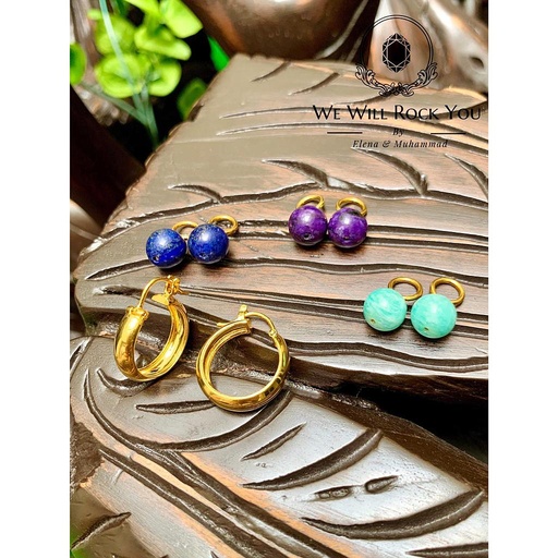 [PK3263-JW-EAR-010031] 3-in-1 Combo Gold Earrings