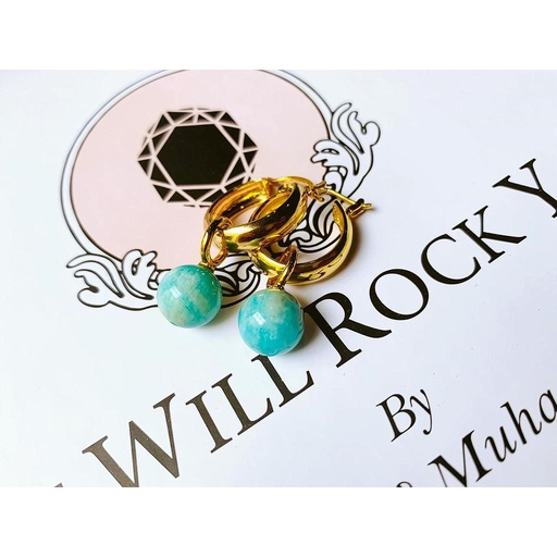 [PK3263-JW-EAR-010043] 3-in-1 Amazonite