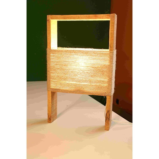[PK3199-GN-GEN-010272] Wooden Lamp