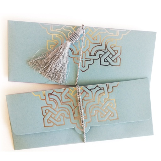 [PK3300-MR-GEN-010420] Embellished Long Money Envelopes