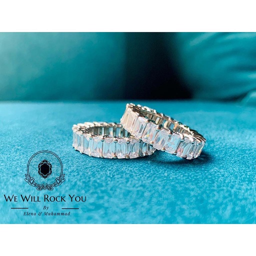 [PK3263-JW-GEN-010422] Emerald Cut Eternity Band