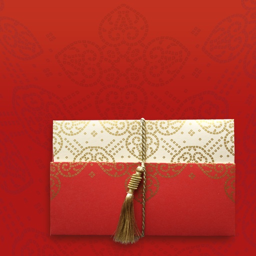 [PK3300-MR-GEN-010442] Embellished Long Money Envelopes