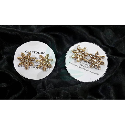 [PK3312-JW-EAR-010452] Kundan Studs
