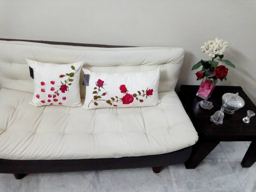 [PK3335-HM-GEN-010465] Hand Painted Cushion cover