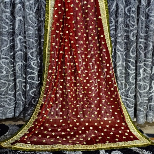[PK3342-CW-SCF-010620] Beautiful mehndi dupatta
