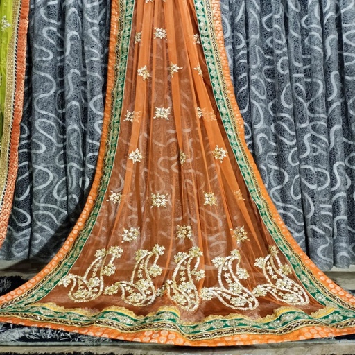 [PK3342-CW-PRT-010622] Mehndi or nikkah dupatta