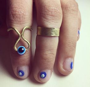 [PK3192-JW-GEN-010671] evil eye knuckle rings