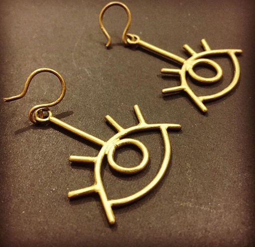 [PK3192-JW-EAR-010678] eye earrings