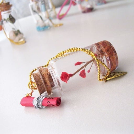 [PK3239-GN-GEN-010877] Bottle pendant or keychain