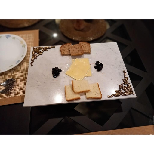[PK3331-HM-TBW-010927] Marble serving platter