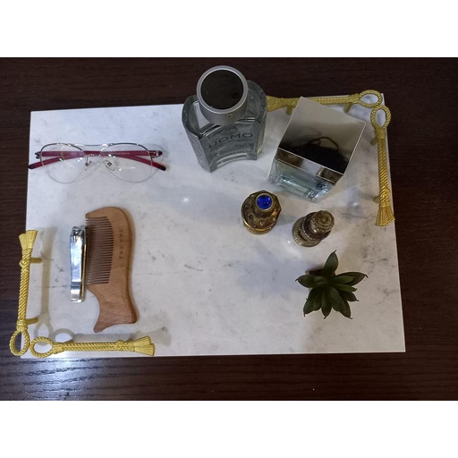 [PK3331-HM-FUR-010961] Marble storage tray