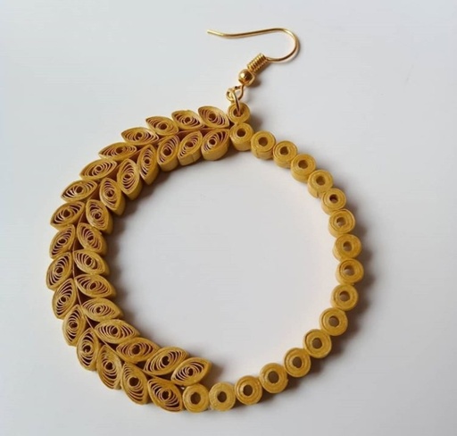 [PK3169-JW-EAR-011074] Paper beads Bali