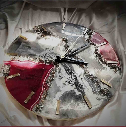 [PK3098-HM-KMA-011239] Resinart Wall clock 