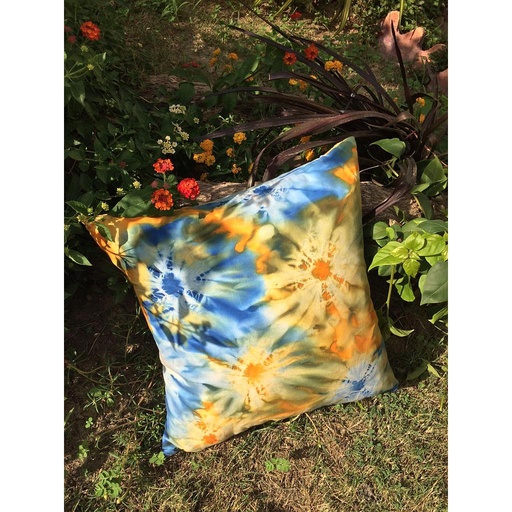 [PK3335-HM-CUS-011293] Shabori Tie Dye Cushion