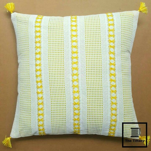 [PK3303-HM-GEN-011404] Yellow Cushion Covers
