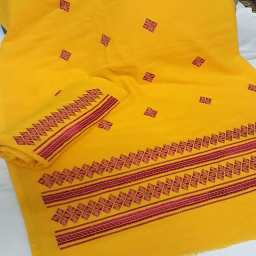 [PK3403-GN-GEN-011464] Hand Embroided 3pc Phulkari Suit