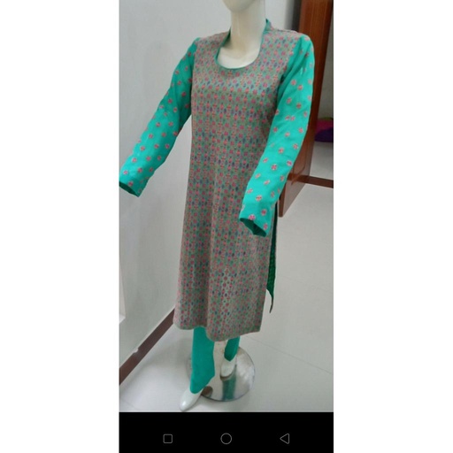 [PK3422-CW-PRT-011900] Bareeze cotton stitched dress