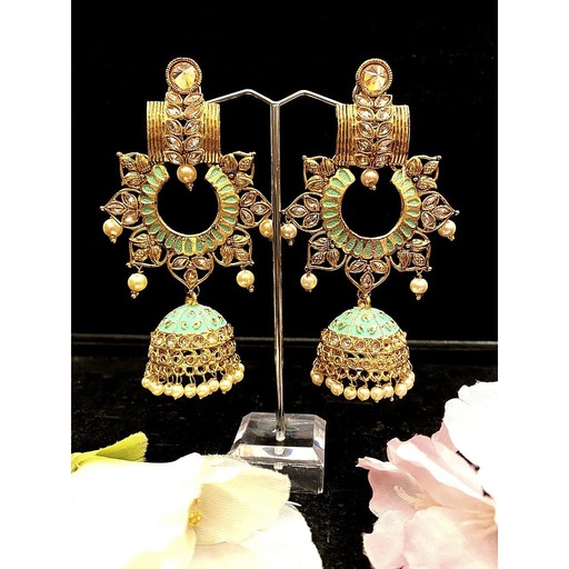 [PK2838-JW-EAR-011996] Meena Jhumkaas