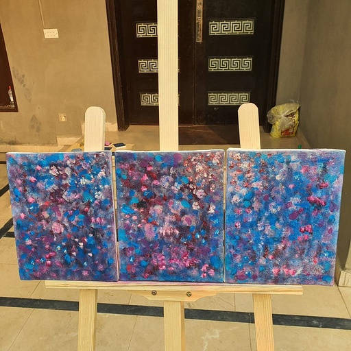 [PK2747-CF-ART-012139] Night Blues Oil Painting