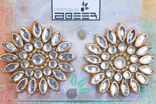 [PK3312-JW-EAR-012203] SunFlower Studs