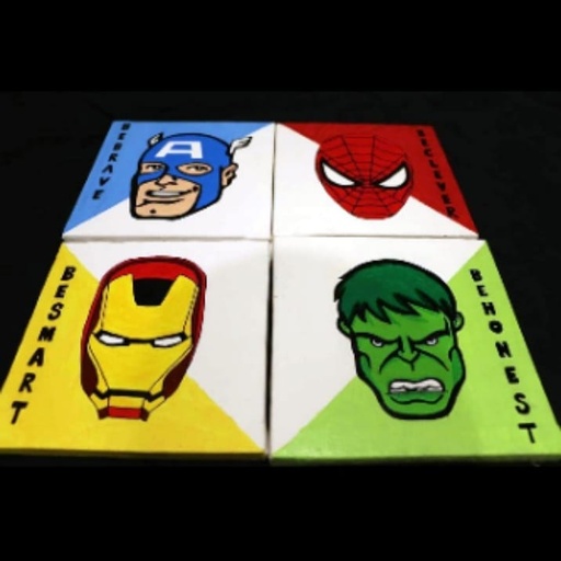 [PK3951-AR-ACR-012472] Comic heroes