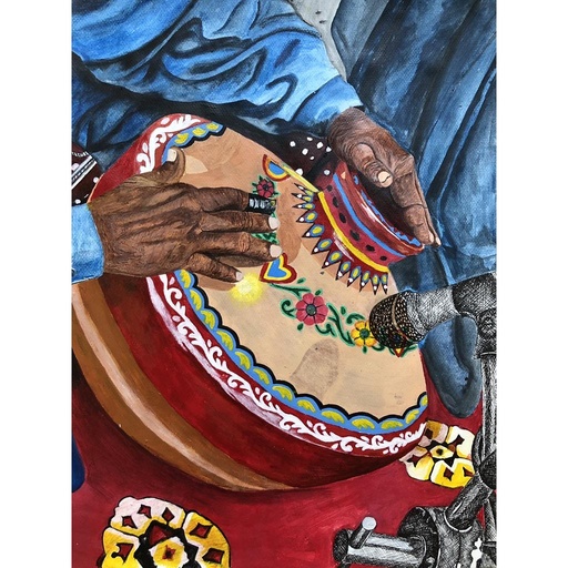 [PK4168-AR-ACR-012661] Traditional Matka Player