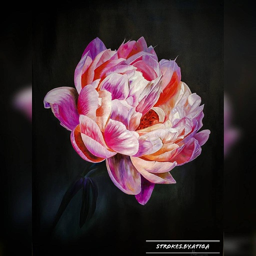 [PK4053-AR-OIL-012702] Bloom in the Dark