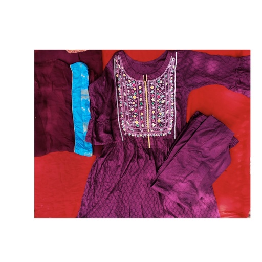 [PK4188-CW-PRT-012779] Purple dress
