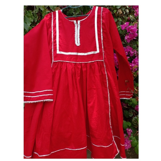 [PK4188-CW-PRT-012780] Red dress
