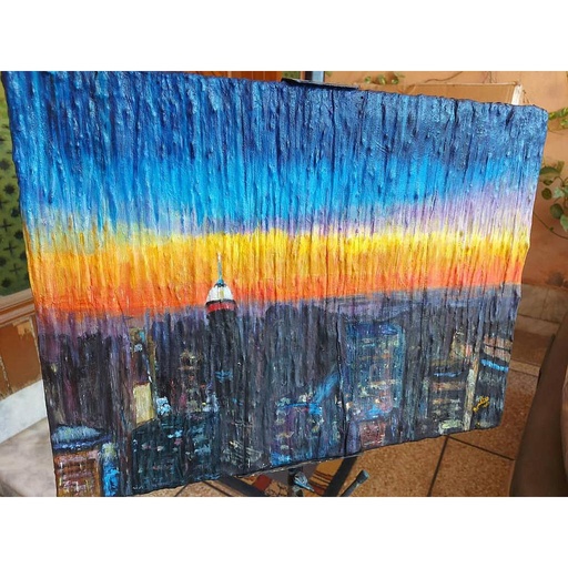 [PK4249-AR-OIL-012839] Melting Sky