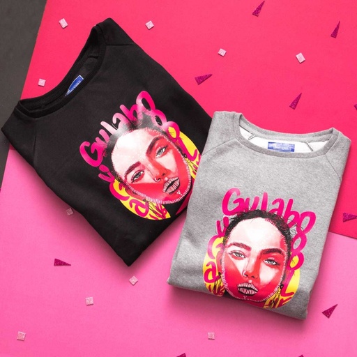 [PK3939-CW-PRT-012878] Rose Sweatshirt