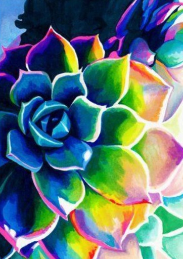 [PK4292-AR-ACR-013062] Colourful Rose