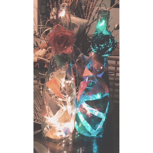 [PK4194-HM-LMP-013095] Glowing bottles (pack of 2)
