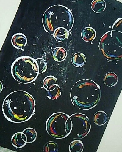 [PK4334-AR-ACR-013132] Bubbles in Colors