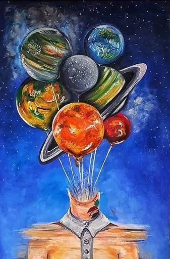 [PK3974-AR-PAI-013163] Oil Painting (Surrealism)